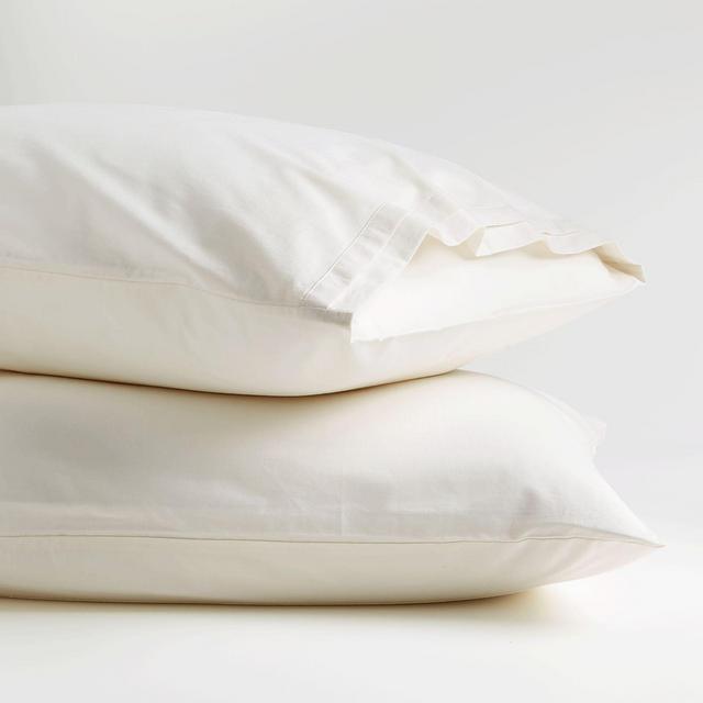 Mellow Pearl Organic Cotton Standard Pillow Cases, Set of 2