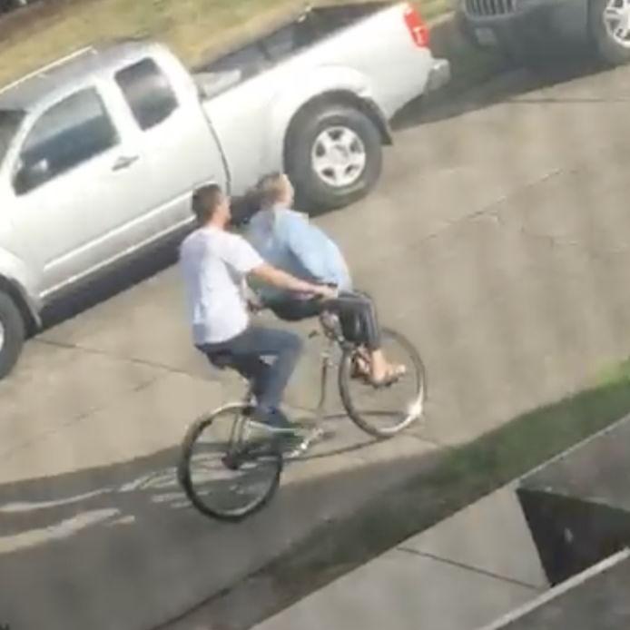 Second date - Cole picked me up on his handlebars