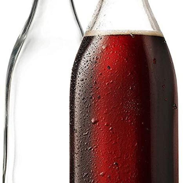 Swing Top Clear Glass SQUARE Bottle With Airtight Stopper - 33.75 oz (2 Pack) Fliptop Bottles Great for Oil and Vinegar, Beverages, Homemade Juices, Smoothies, (Not For Carbonated Beverages)