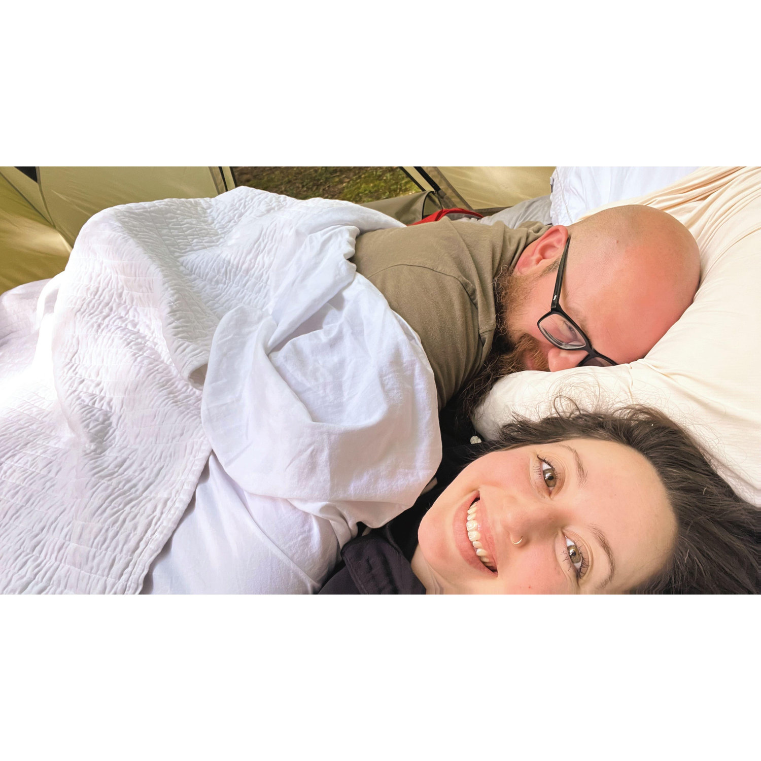 First night camping together.