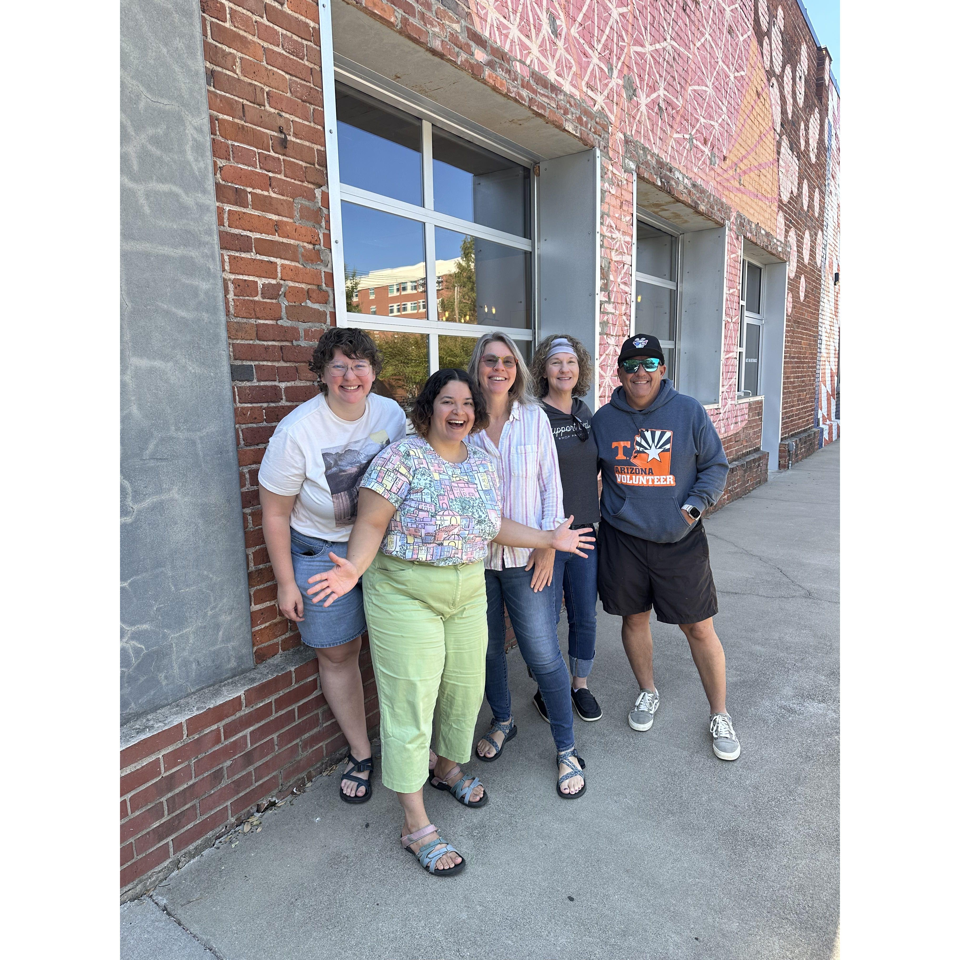 Us, Debi, Aunt Julie, Uncle Eddie