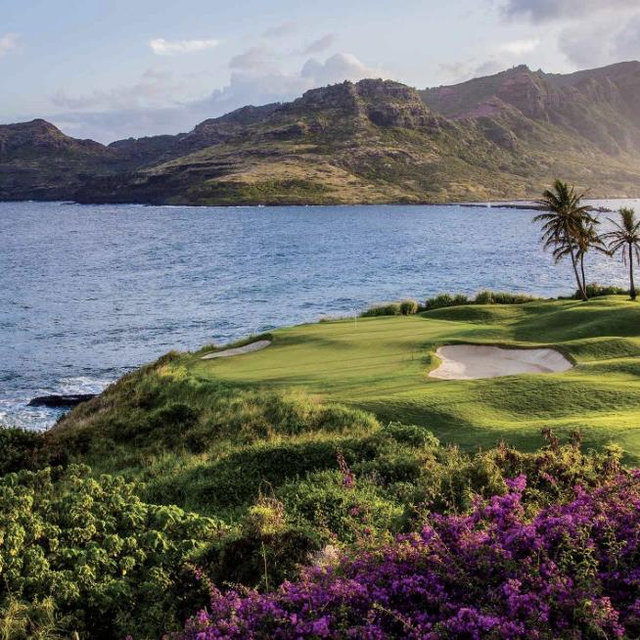 Golfing in Hawaii