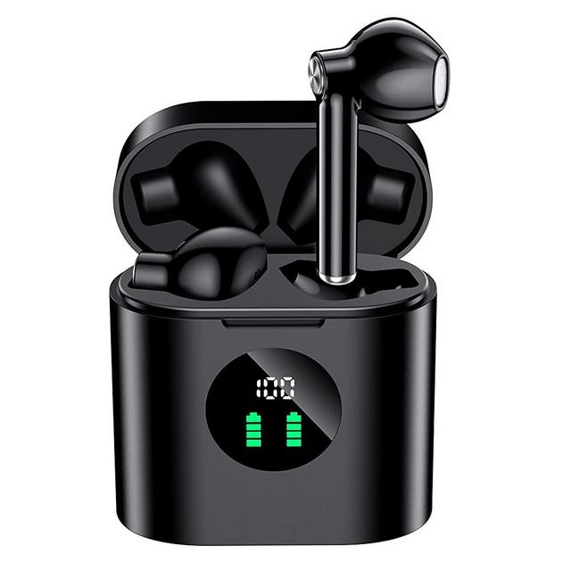 MIFA True Wireless Earbuds, TWS Bluetooth Headphones Stereo Sound Earphones, 30H Playtime Wireless Charging Case & Power Display, Sweat Proof Dual Bluetooth 5.0 Headset with Built-in Mic for Sports