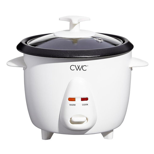 COOK WITH COLOR 6 Cup Rice Cooker 300W - Effortless Cooking and Perfectly, Cooks 3 Cups of Raw Rice for 6 Cups of Cooked Rice, Cream