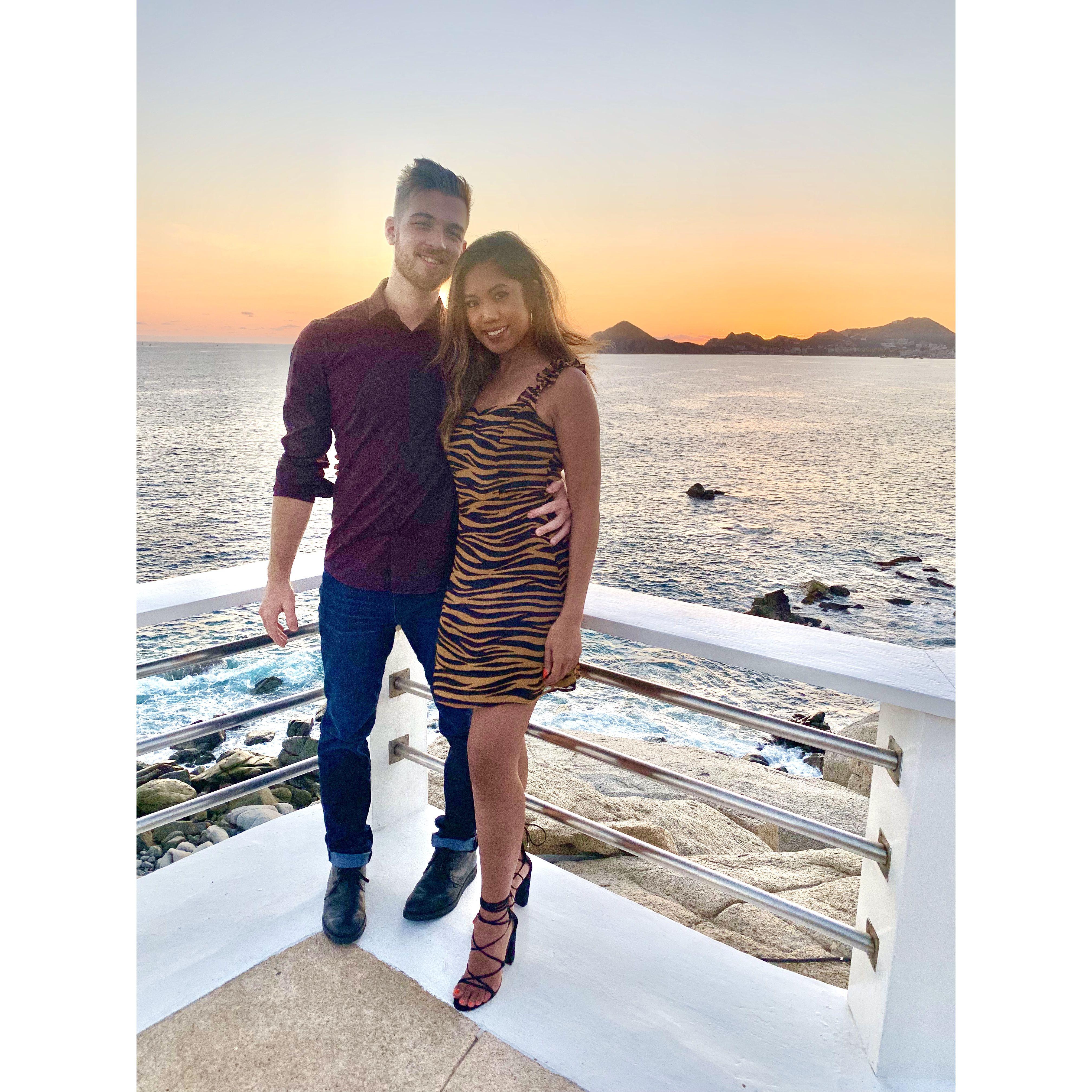 Our first time in Mexico (Cabo) together.