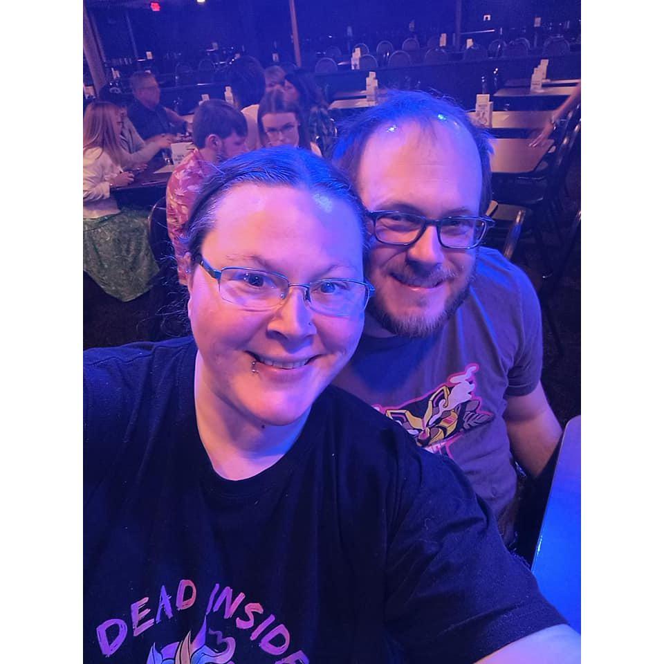 First time taking him to see my dear friend Craig do stand-up. His laugh made it worth the drive.