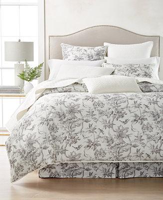 CLOSEOUT! Classic Botanical Toile King Comforter, Created for Macy's
