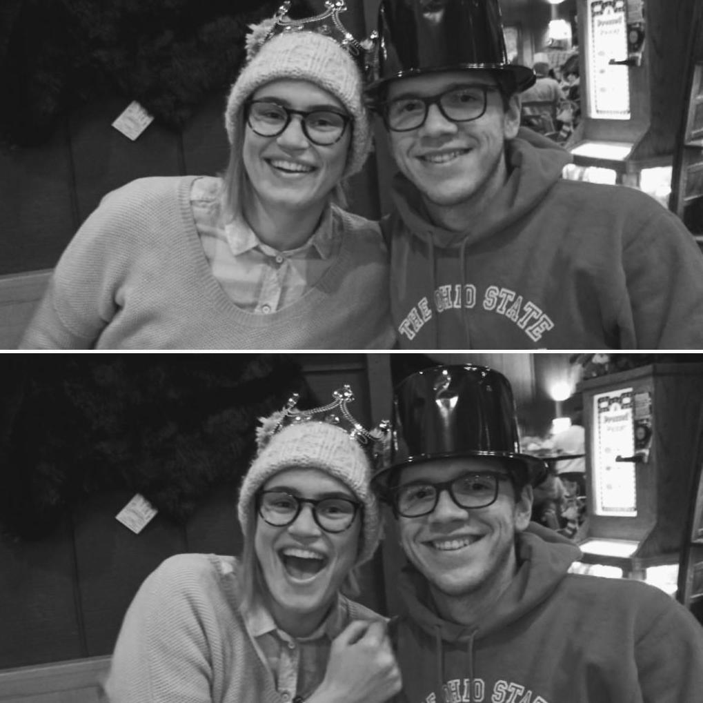 New Years Eve spent in Michigan. Also the day I flipped our snow mobile o_o