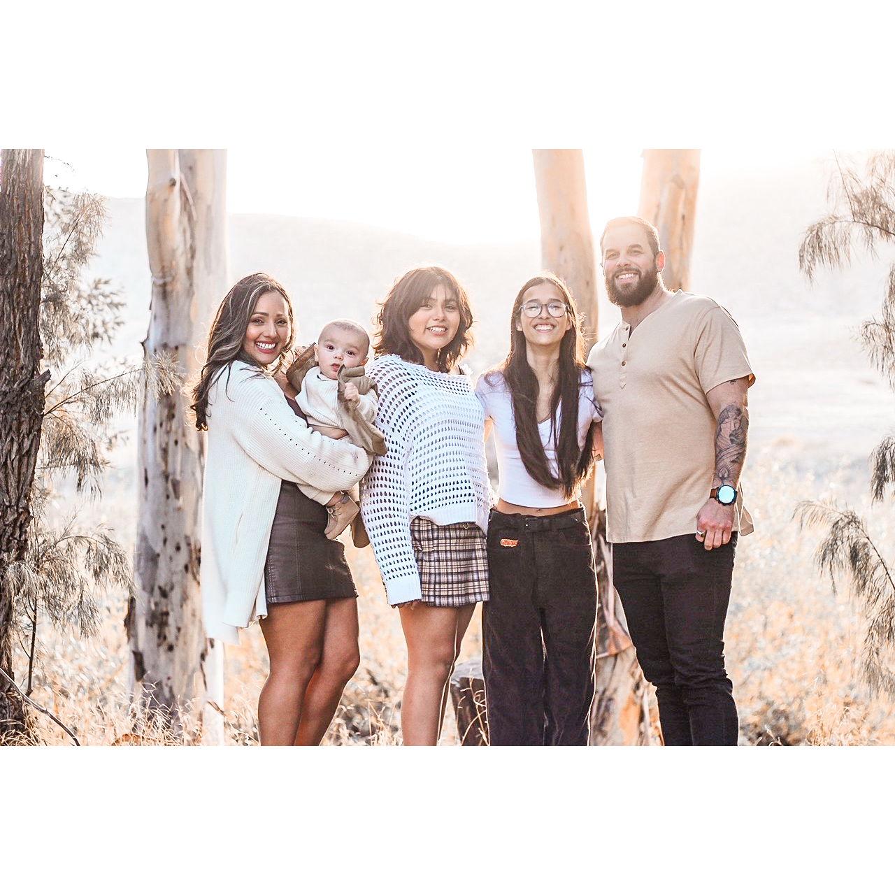 He helped bring us together. Blending hearts and creating new memories—together we make the perfect family. 💕👨‍👩‍👧‍👦