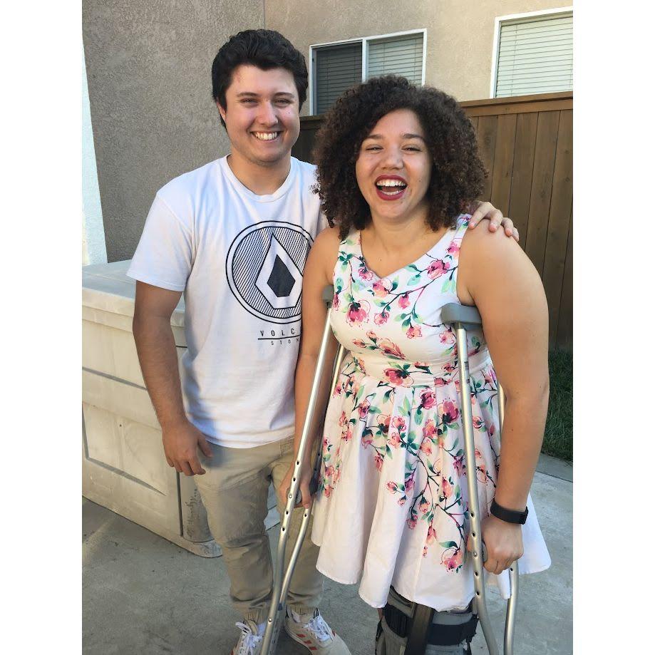 Johnny was a great caretaker while Lexi recovered from ACL surgery-2016