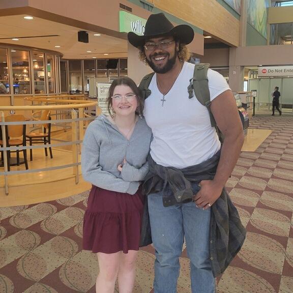 This was our first time meeting in person. It was June 10, 2023.