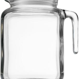 Bormioli Rocco Hermetic Seal Glass Pitcher With Lid and Spout [68 Ounce] Great for Homemade Juice & Iced Tea or for Glass Milk Bottles