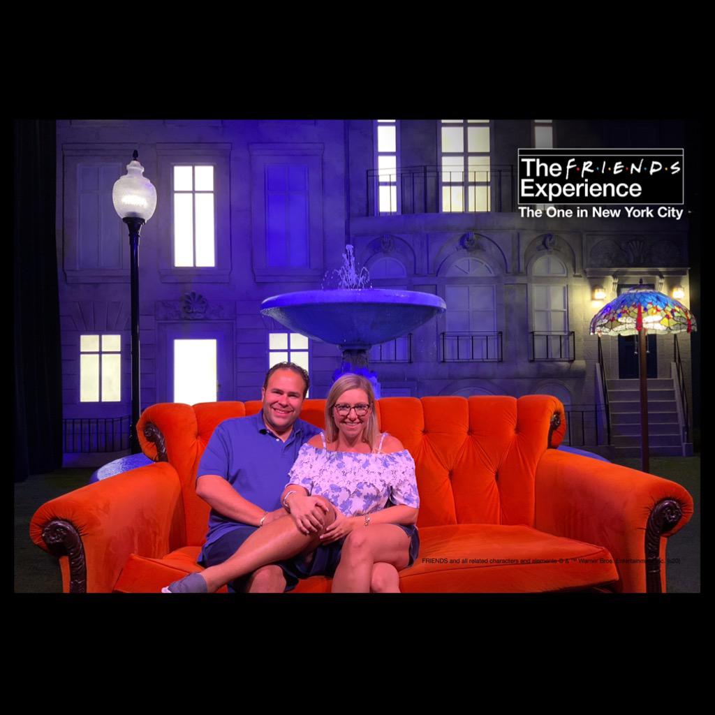 The Friends Experience in NYC on the iconic Friends couch!
Summer 2021