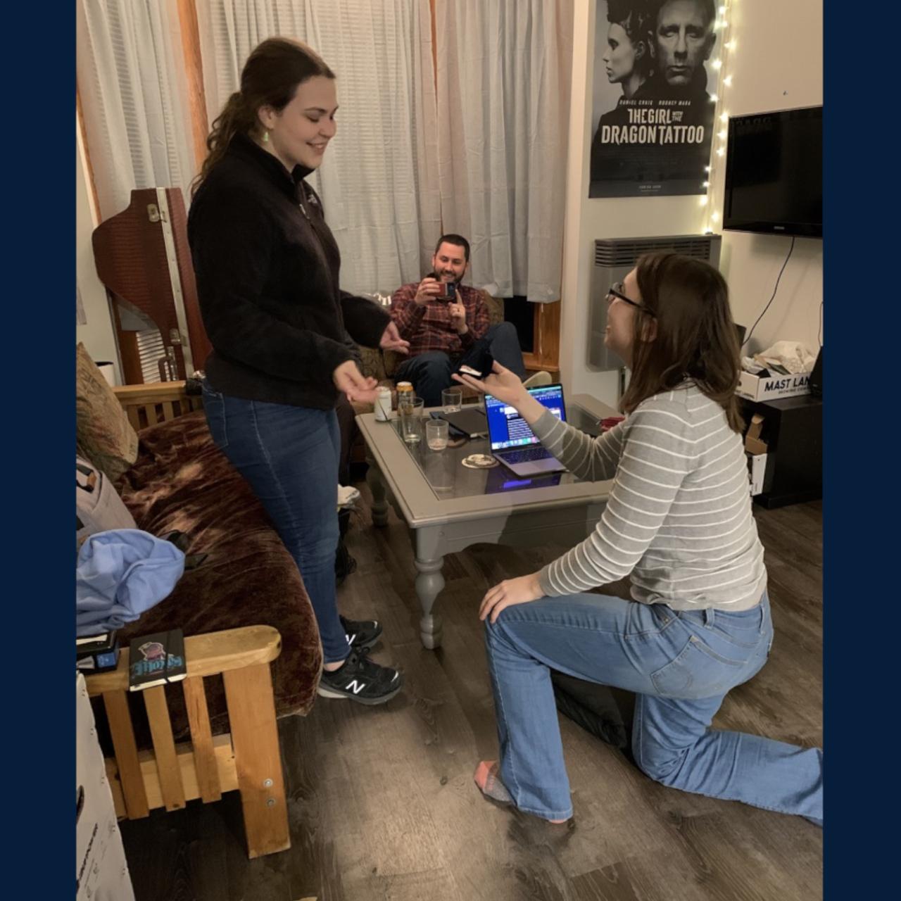 Lydia planned a proposal for December 24th, so Emily proposed on December 23rd (2021)