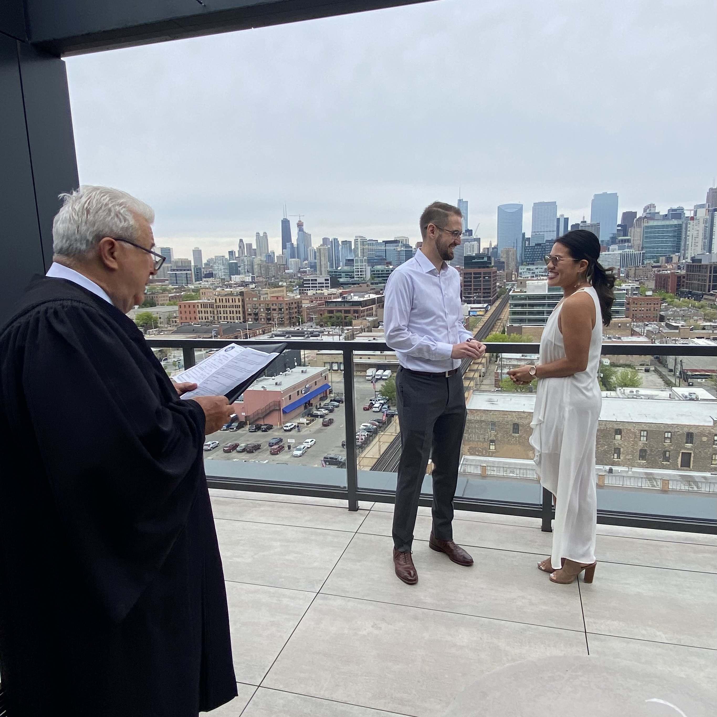 The day they legally said "I Do"!