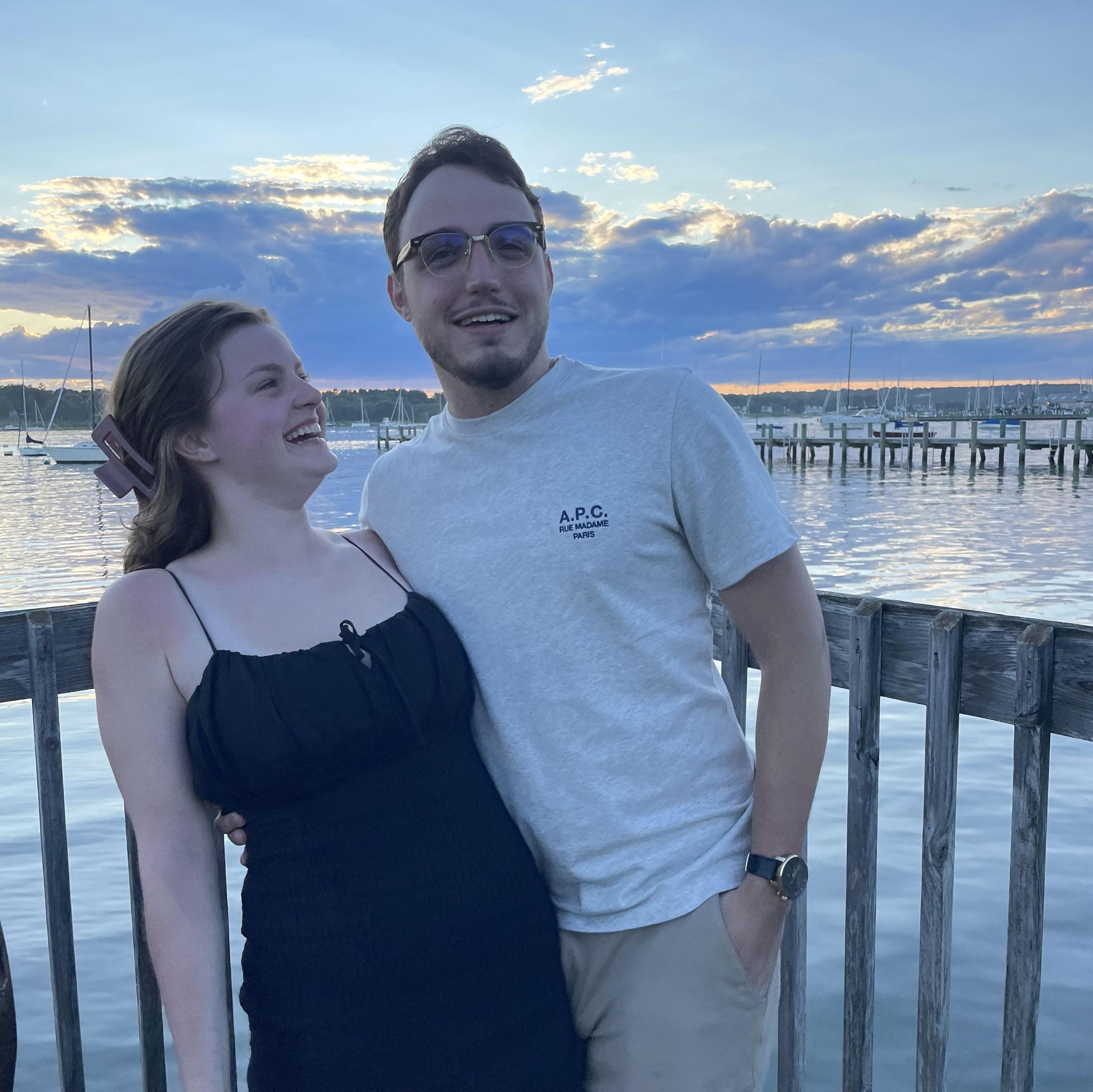 Eli and Zoe's first visit to the ocean together