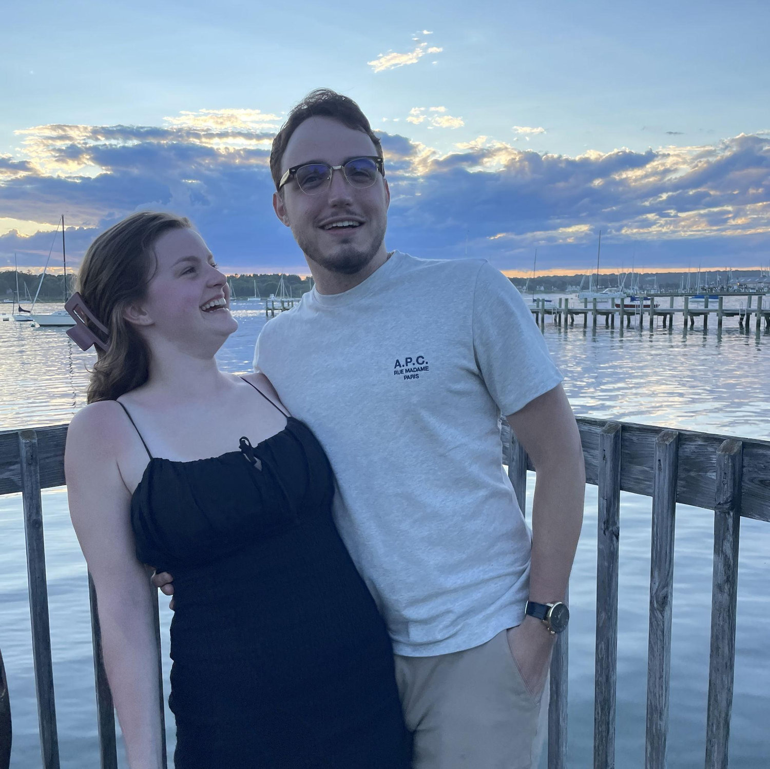 Eli and Zoe's first visit to the ocean together