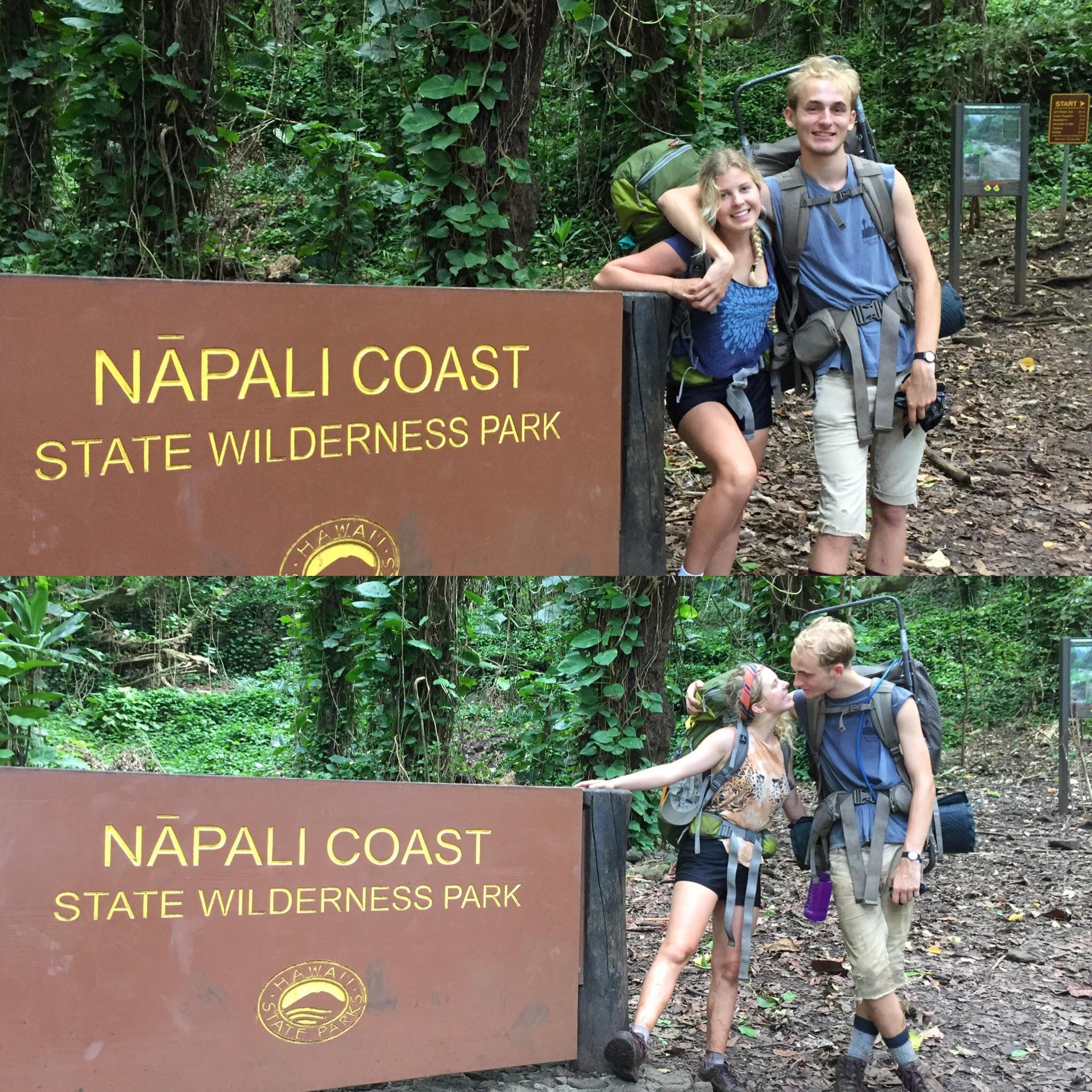 Backpacking hawaii's coastline 2016