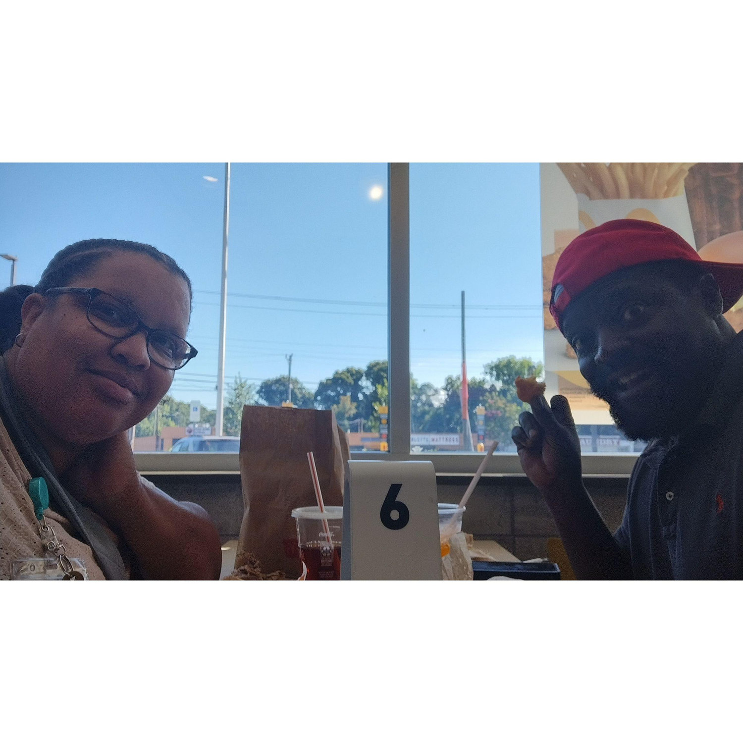Breakfast after getting marriage license