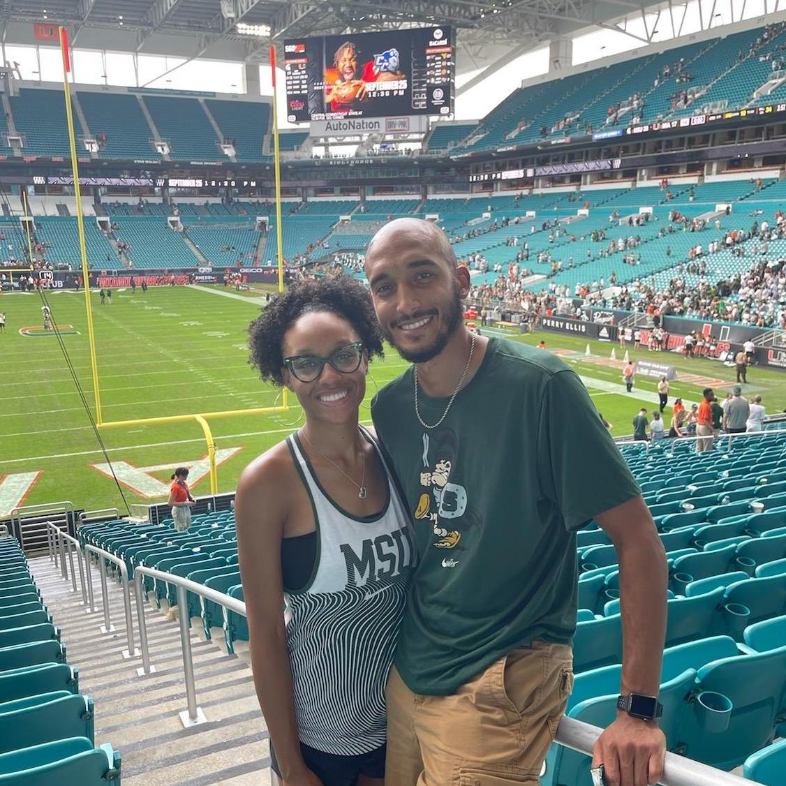 First out of state MSU Football Game vs. Miami