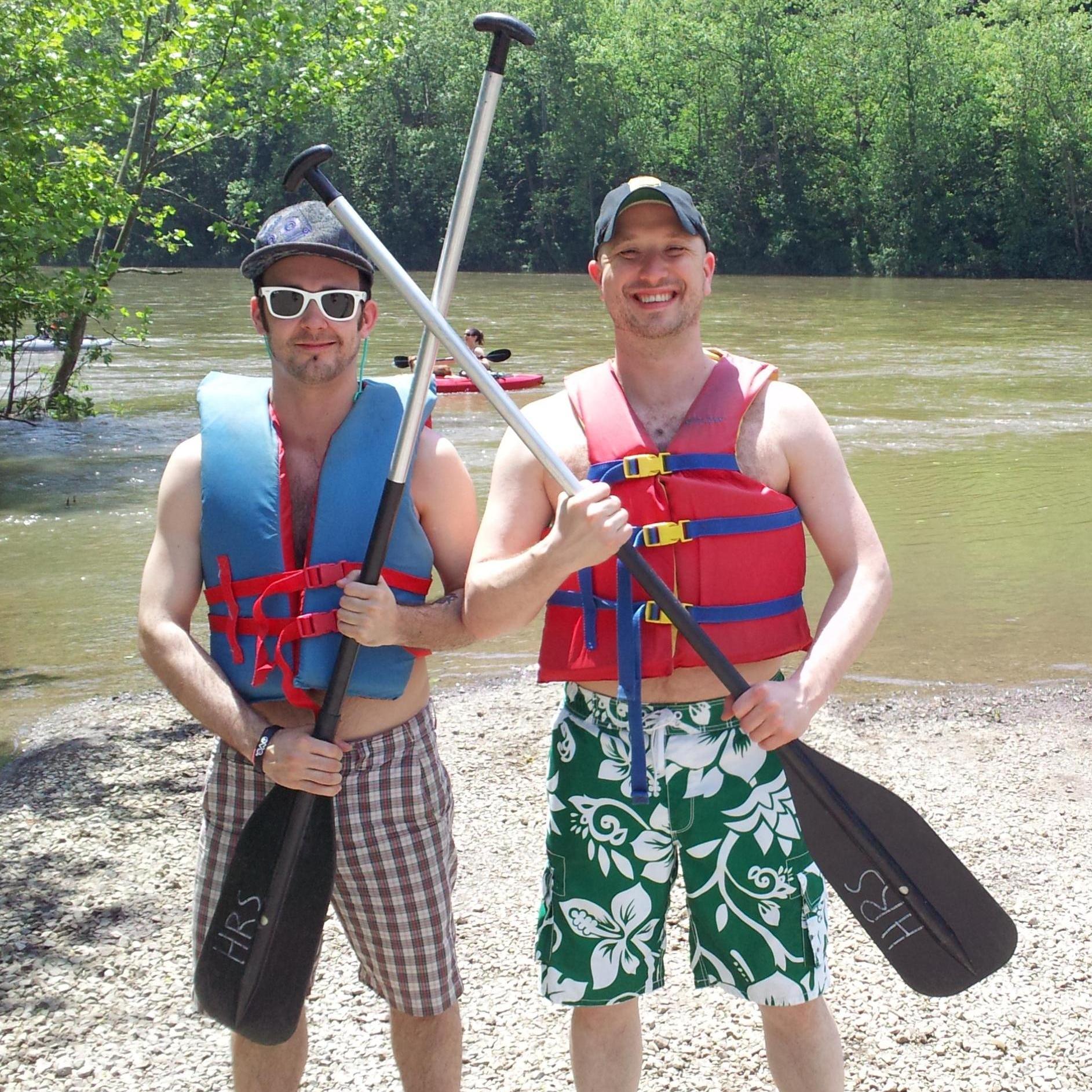 Ready to paddle the Youghiogheny River
