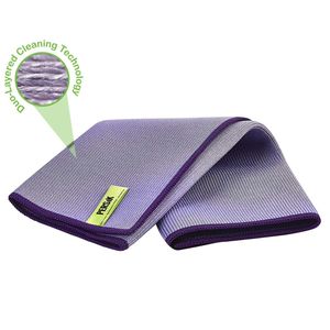 PERSIK Nano-Knockout Window Glass Microfiber Cloth - JUST ADD Water No Detergents Needed – Streak Free Ultra Microfiber Cleaning Towel Windows, Glass, Mirror Screen - Leaves No Wiping Marks