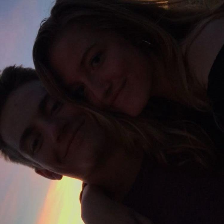 Becca and Taylor's first selfie together!