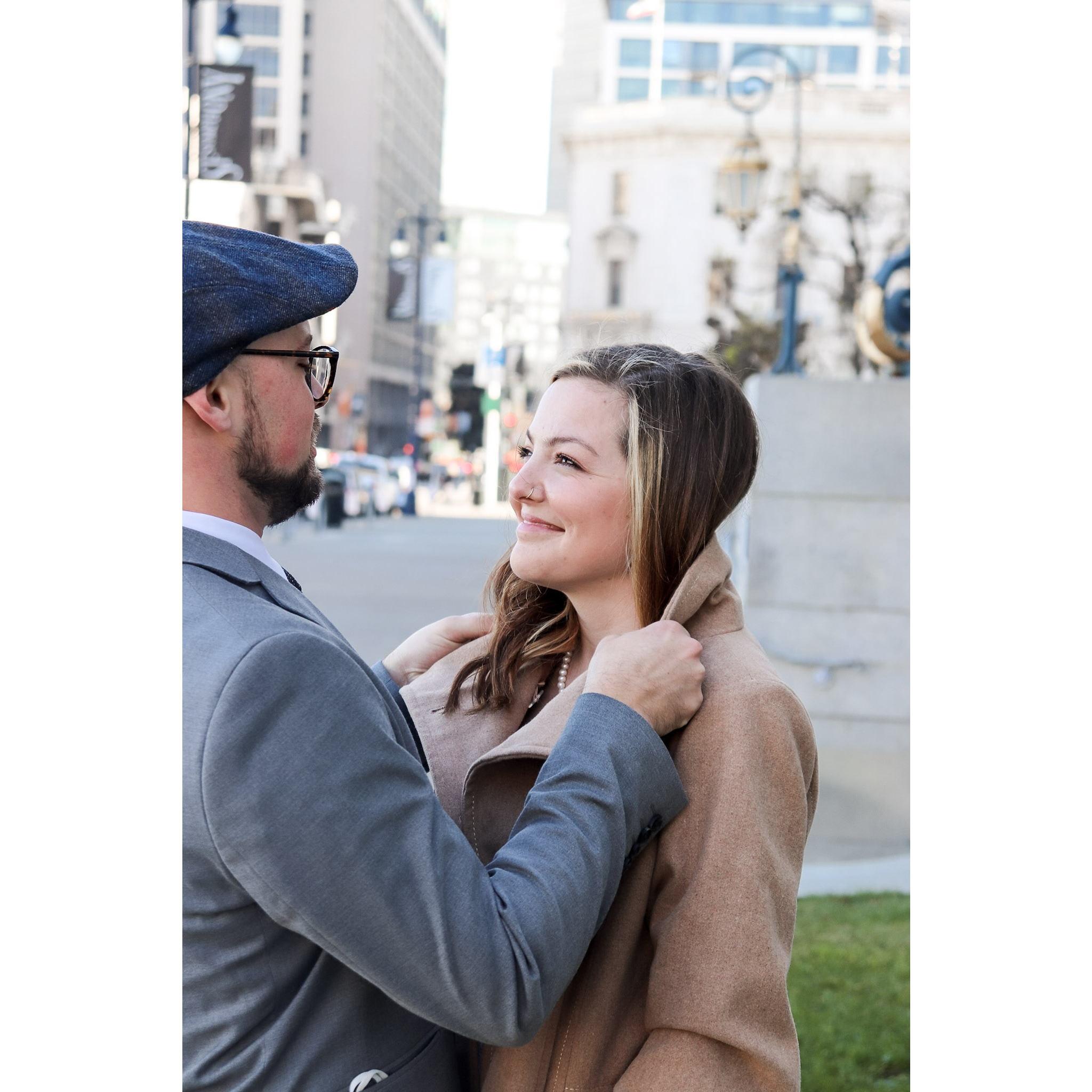 Keeping each other warm