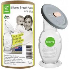 베이스 4oz/100ml+의 Haakaa Manual Breast Pump