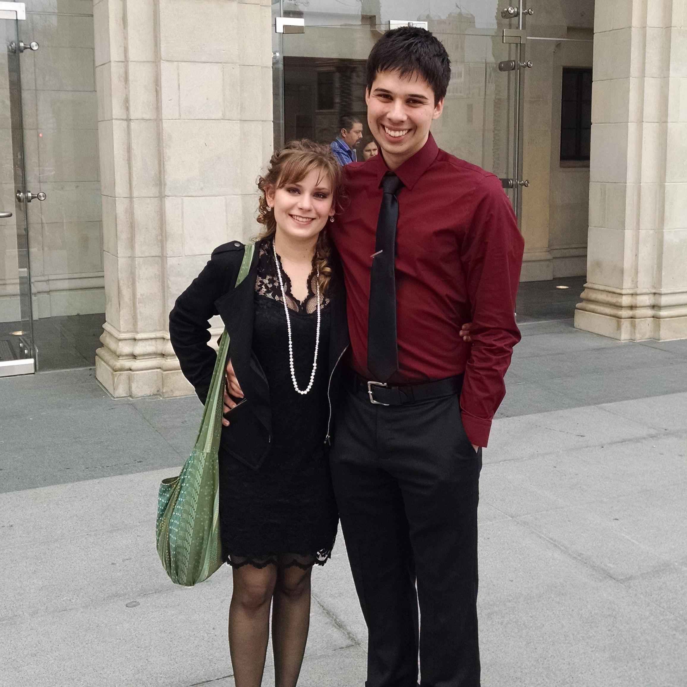 Our first Valentine's day together - a ballet performance of Romeo & Juliet in San Antonio, 2015.