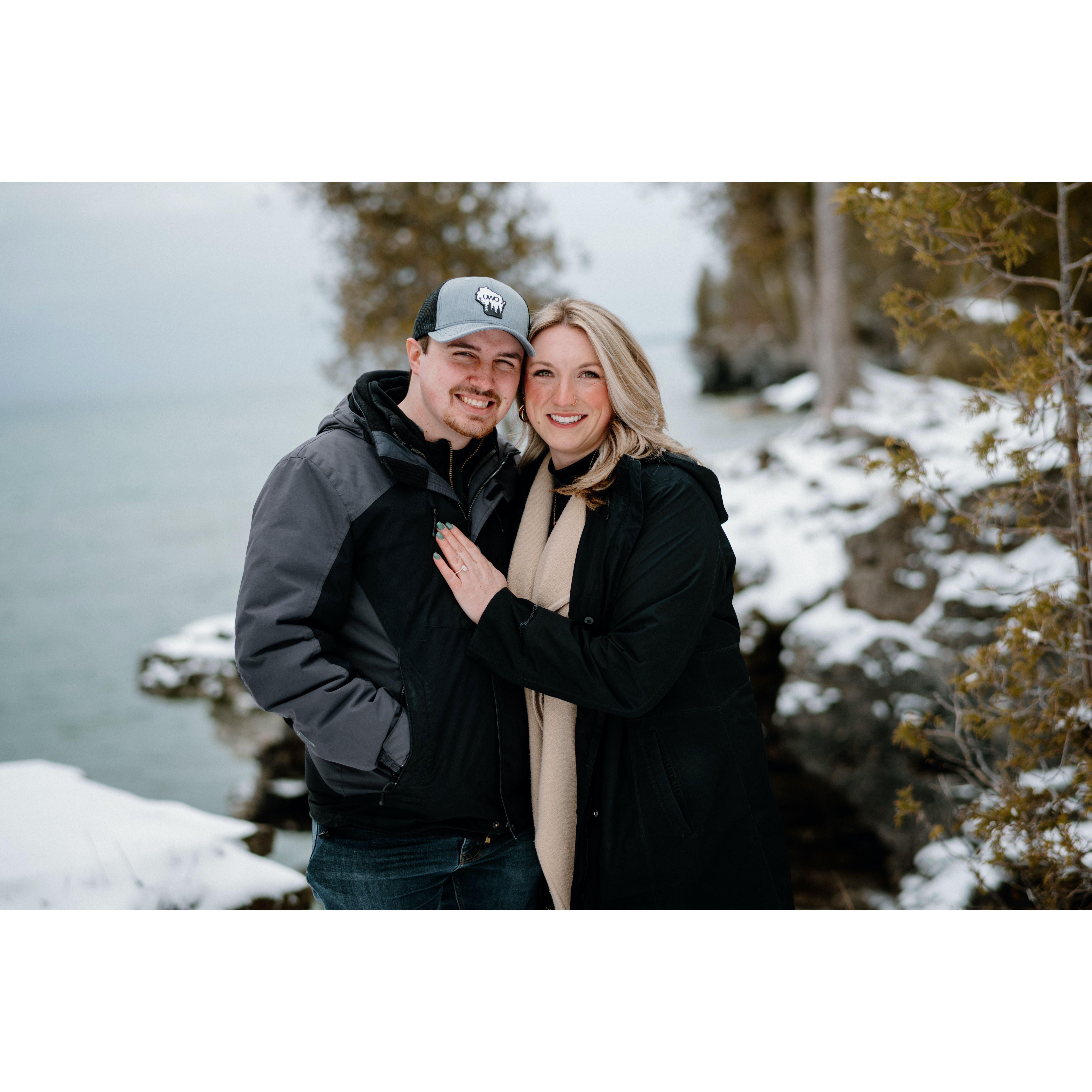 Part of our surprise photo shoot from the engagement