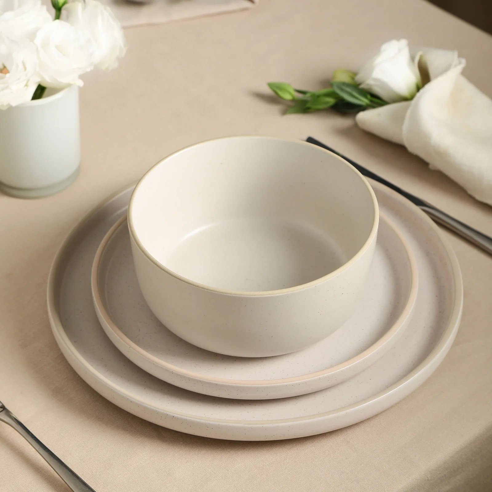 Earth & Clay, Amber 12-Piece Dinnerware Set, Service for 4 | Zola