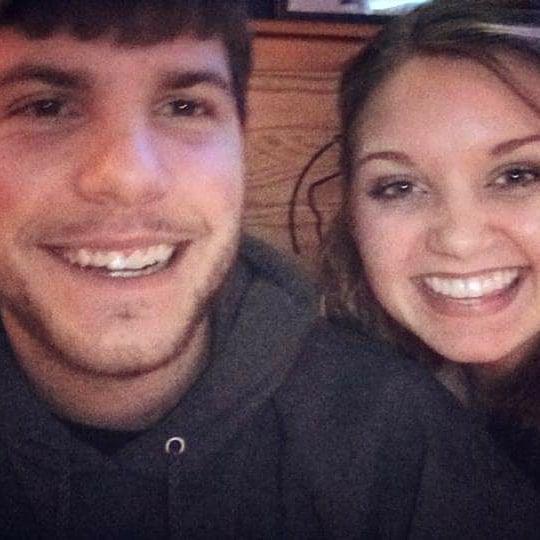 Winter 2014-Our first date at Buffalo Wild Wings