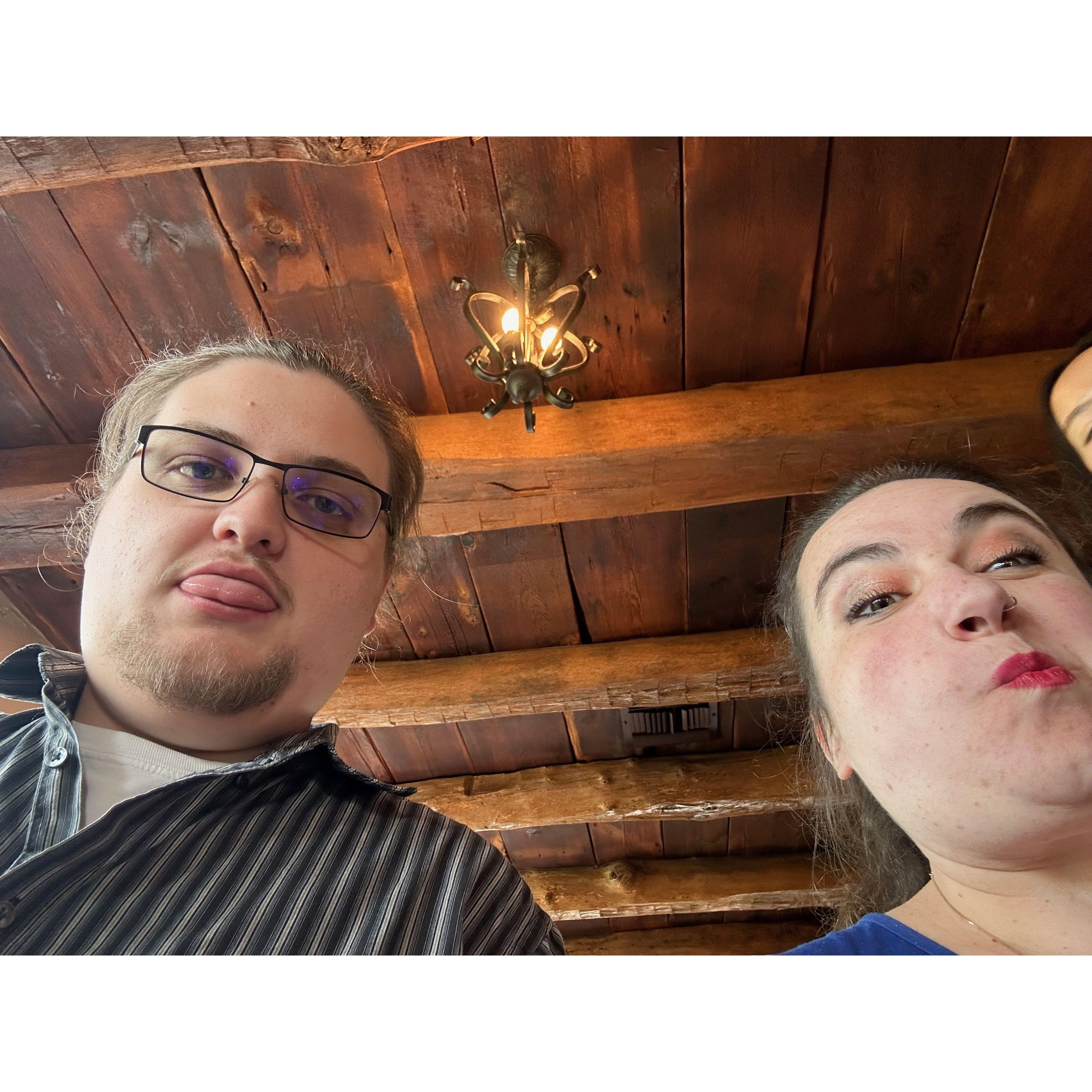 We like to make funny faces