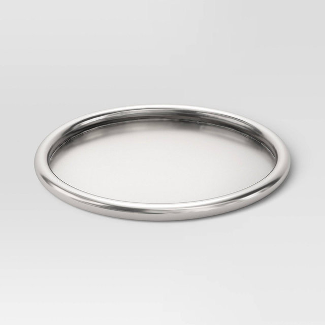 Silver Round Tray - Threshold™