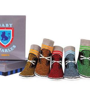 Baby Charles Socks, 6 Pack