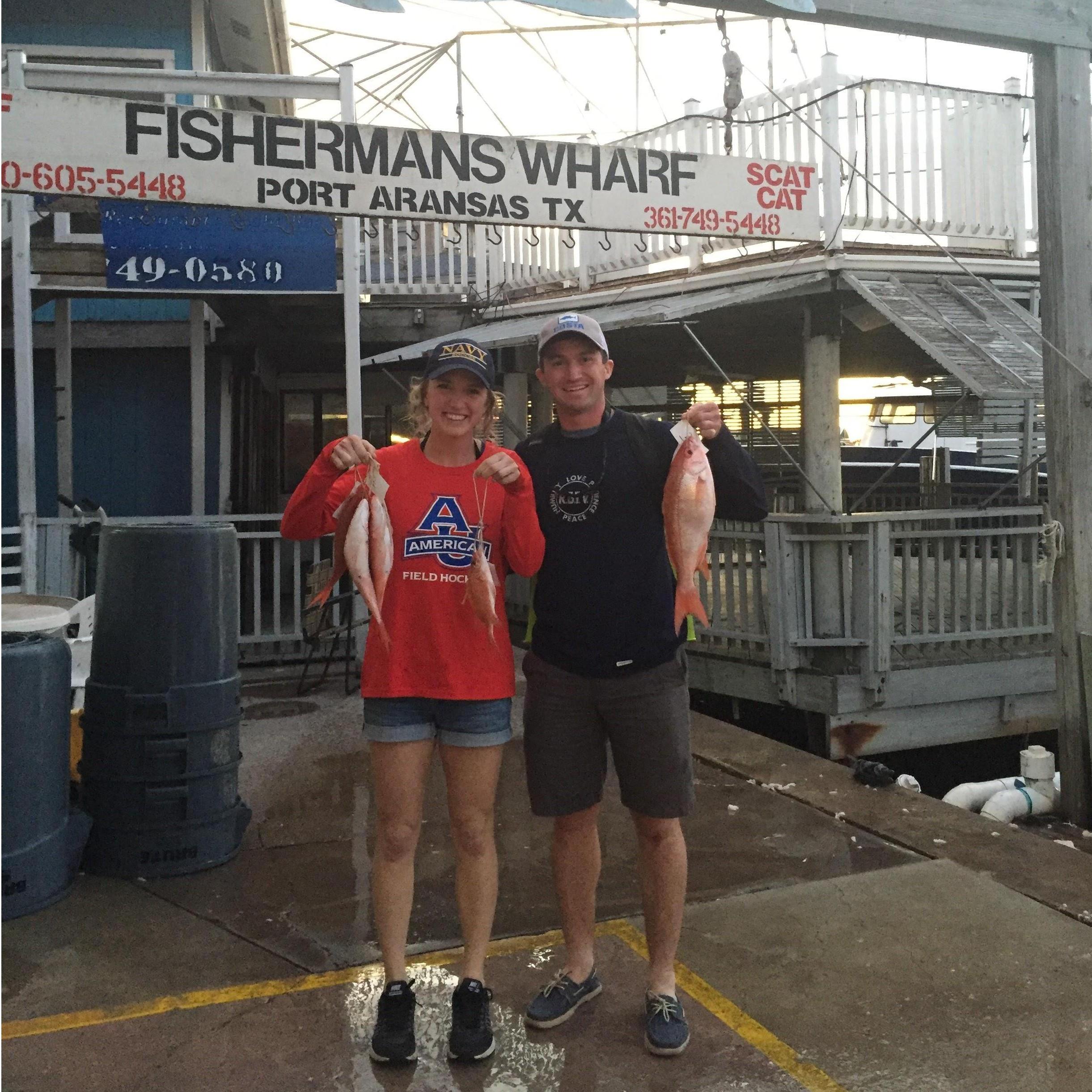 Fresh catch out of the Gulf of Mexico!