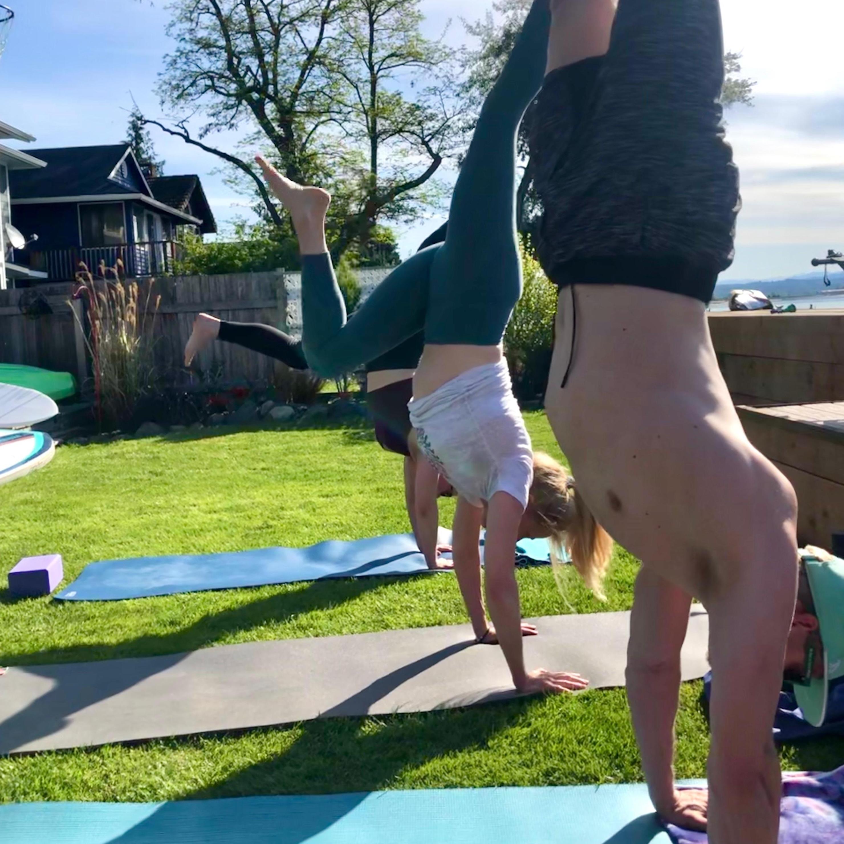Mother's Day yoga mornings on Camano