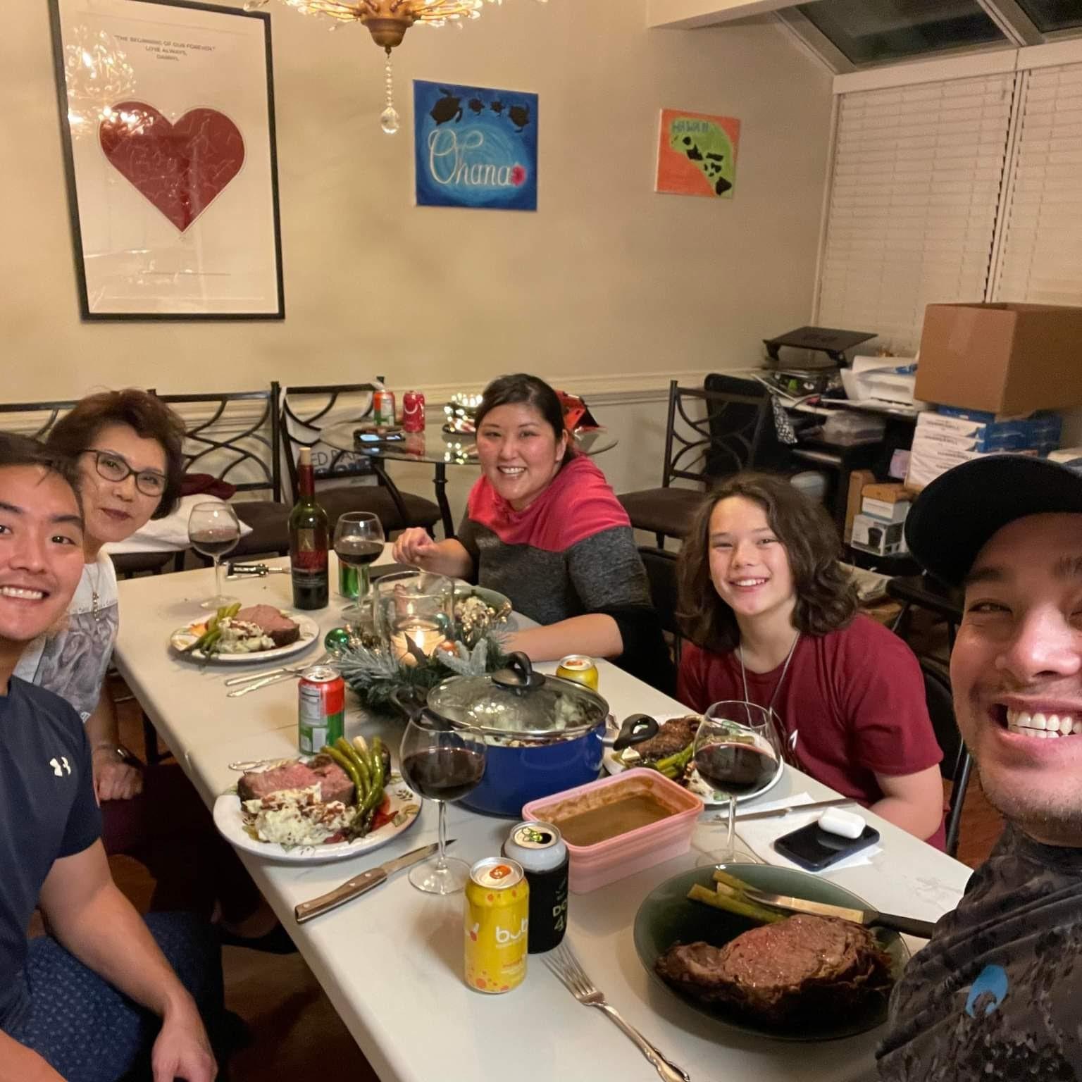 Kim family Christmas, Dec 2021