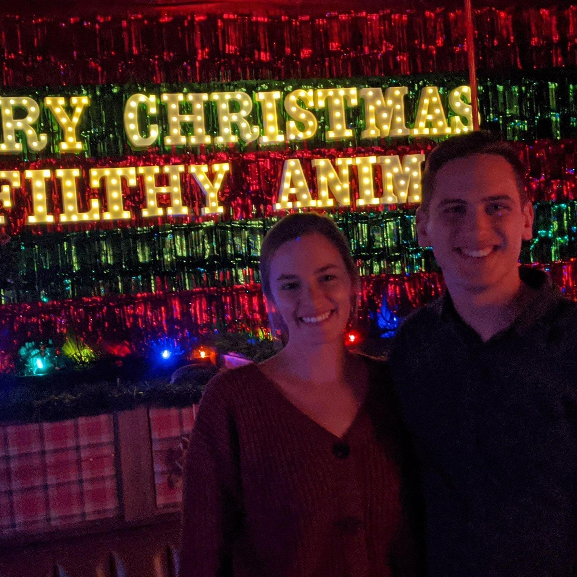 Christmas drinks at the Jasper in Richmond, VA (December 2019).