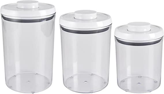 OXO 1128780 Good Grips 3-Piece Airtight POP Round Canister Set