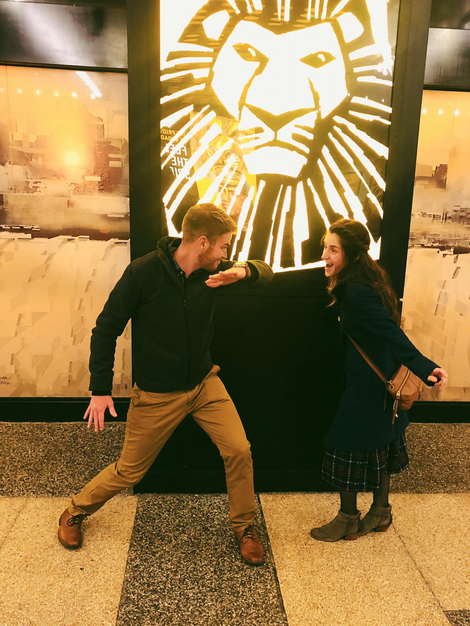 The Lion King on Broadway