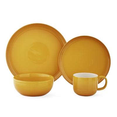 Le Creuset Coupe 16-Piece Dinnerware Set + pasta bowls