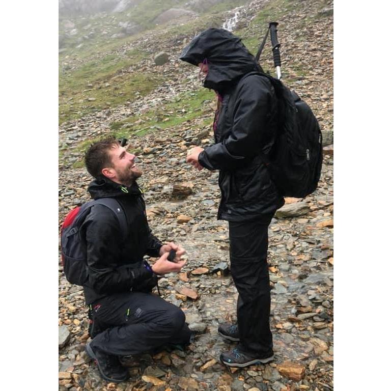The very wet and windy, but PERFECT proposal!