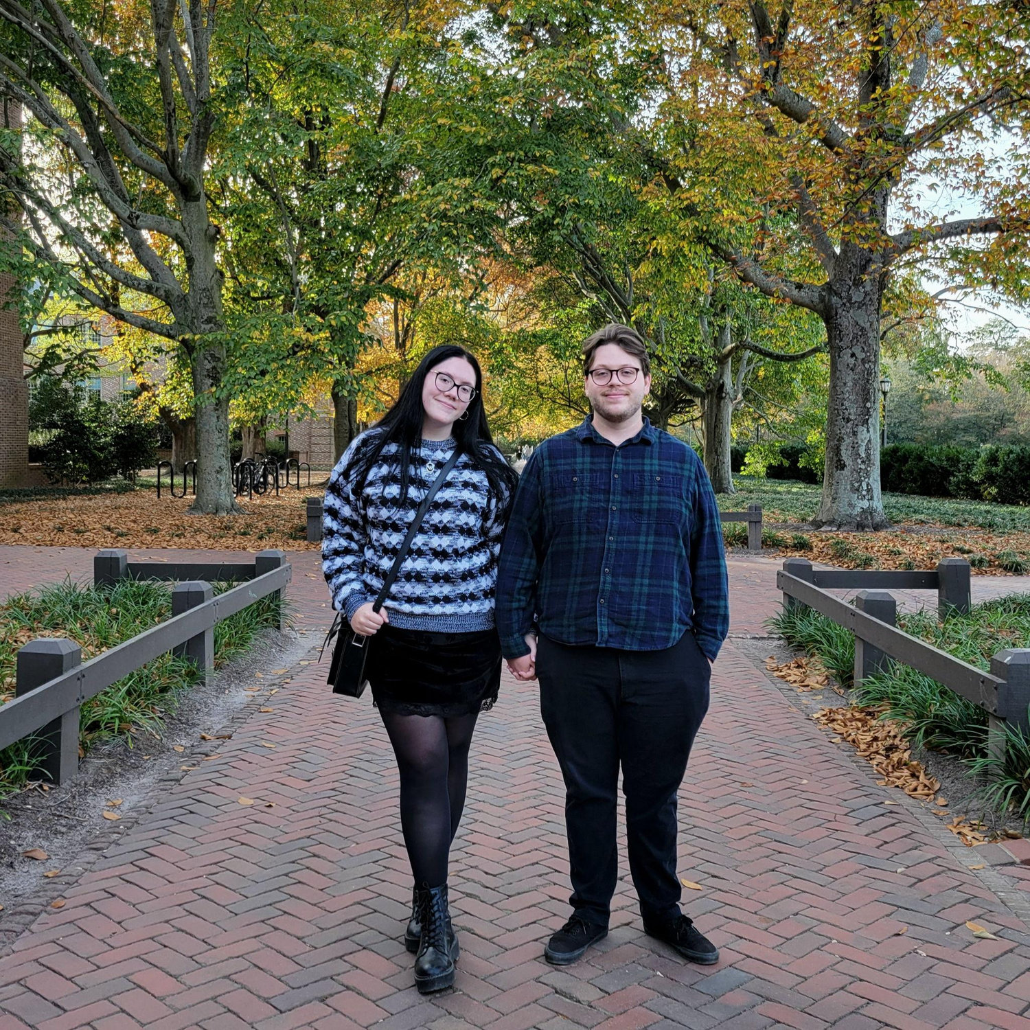 Our 5 year anniversary when we made this random lady take this photo of us lol
