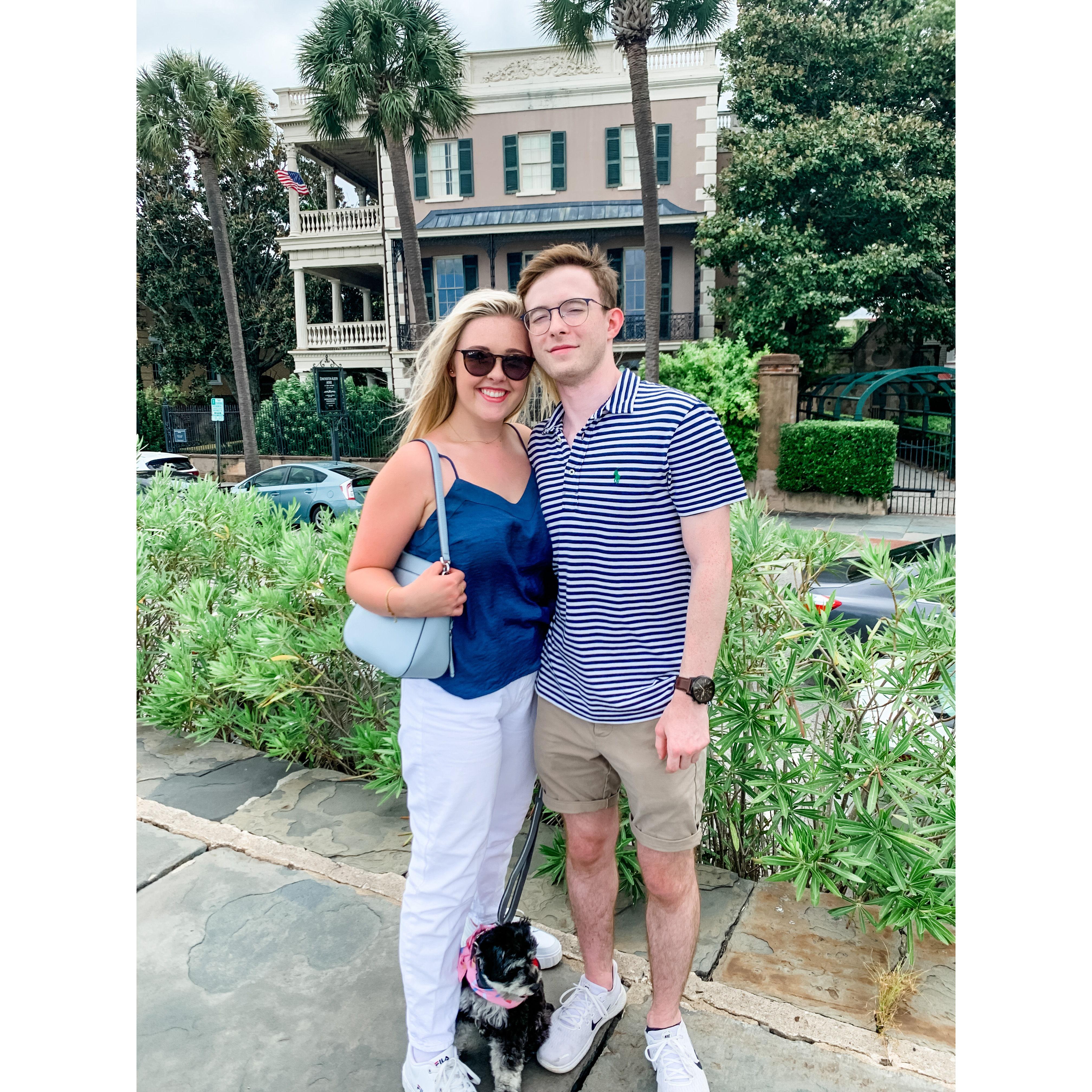 Abigail visited Geoffrey during his semester in Charleston, SC.