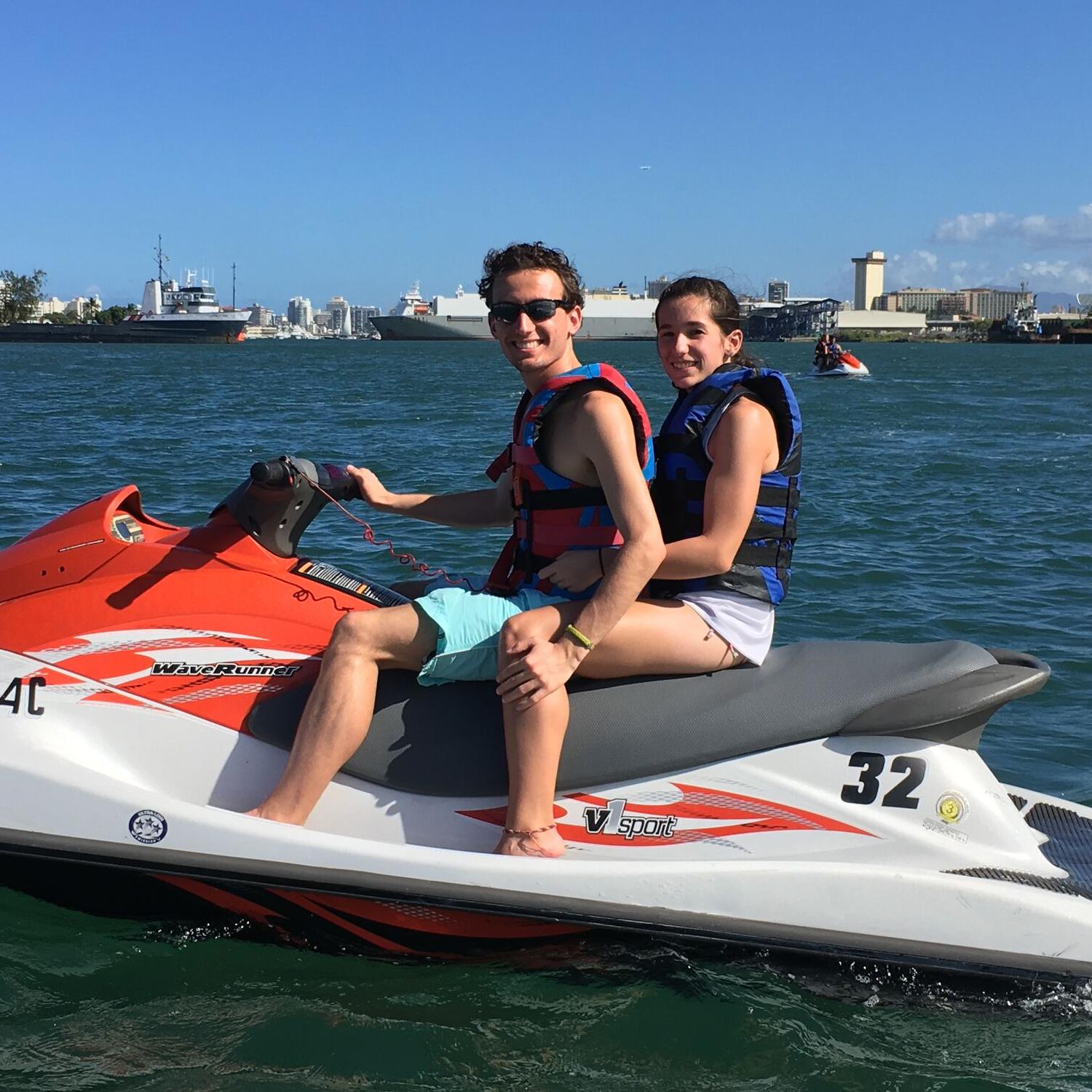 Jet skiing !