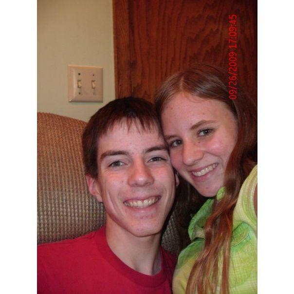 Our digital camera selfie in 2009