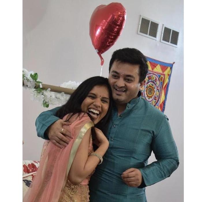 Our Gol-Dhana (engagement) ceremony!