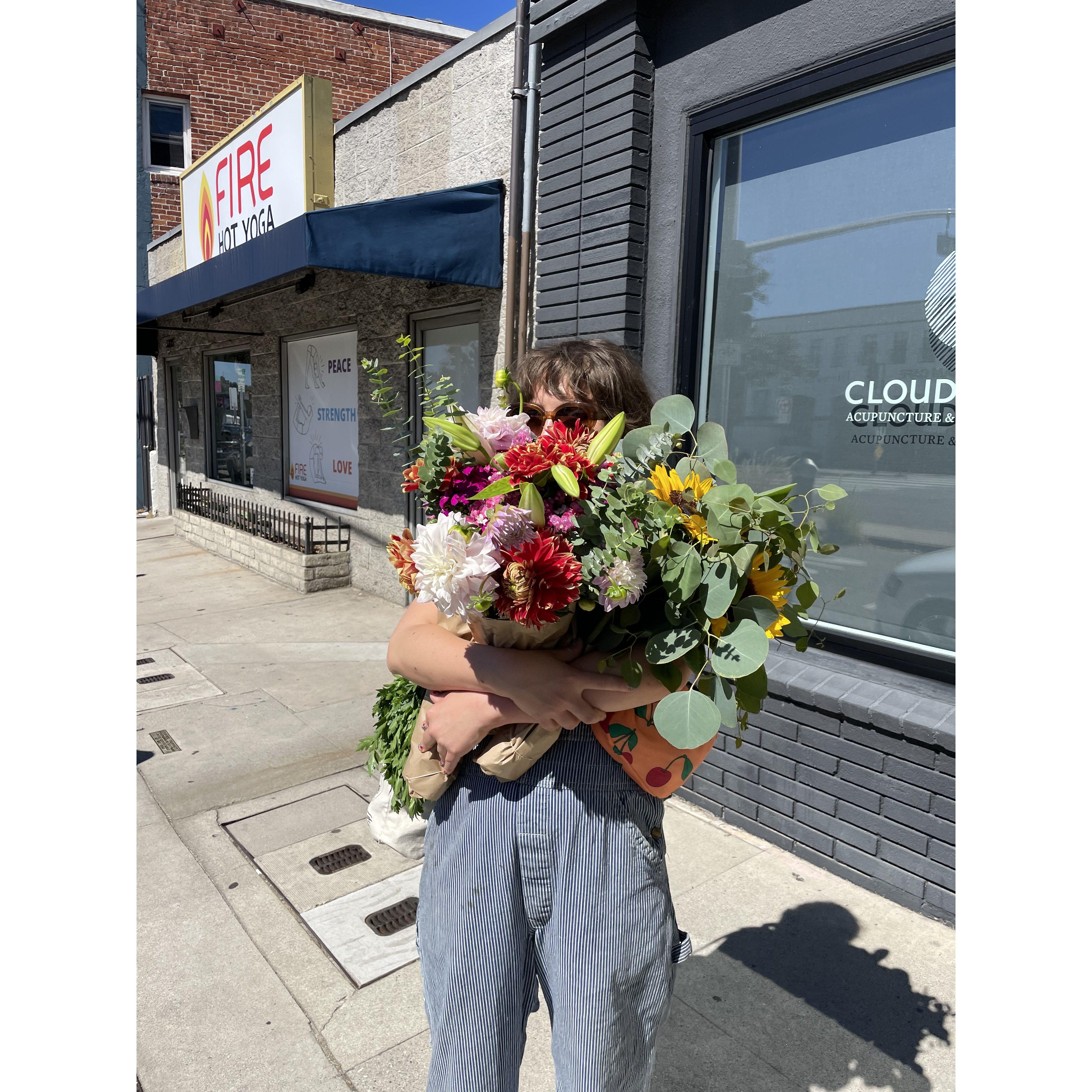 Flowers at Farmer's Market